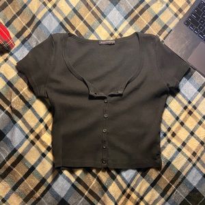 Brandy Melville black button up